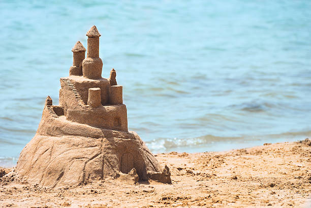 Built House sand castle 